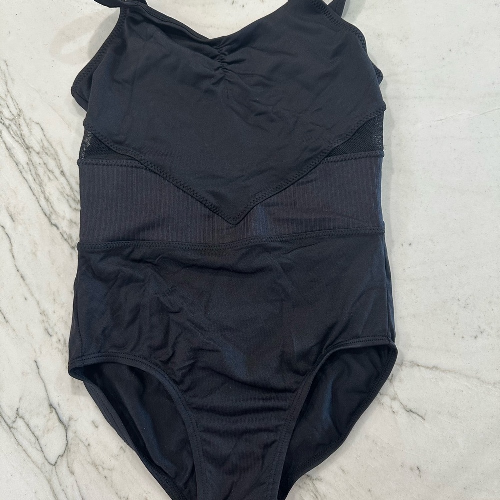 Black One-Piece Leotard
